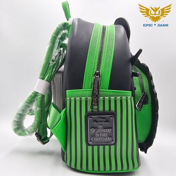 Loungefly Disney The Nightmare Before Christmas Jack Skellington Wreath Backpack - Picture 5 of 9